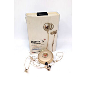 RARE Monster Cable Butterfly by Vivienne Tam with Control Talk In Ear Headphones